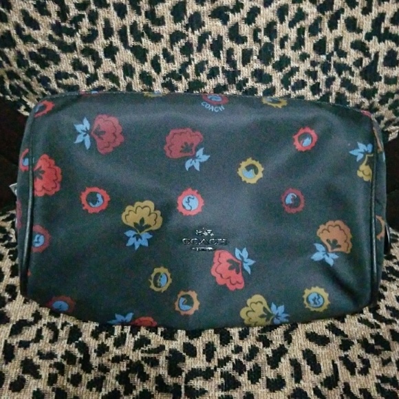 Coach Handbags - NWT Coach Nylon Cosmetic Bag